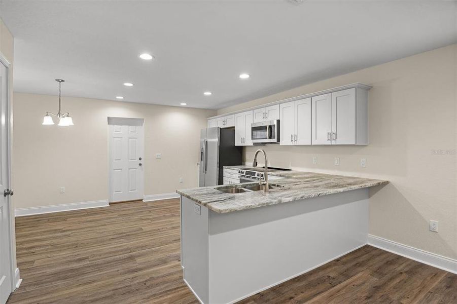 Furnished interior view inside a new home in , Polk City (Image 9).