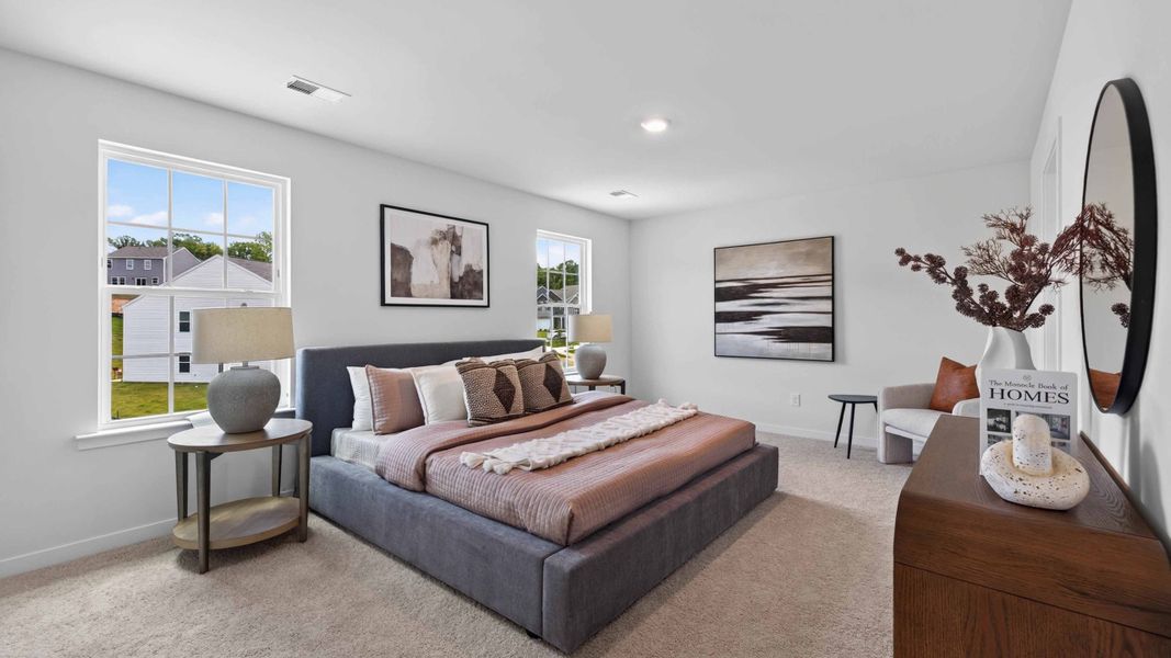 Furnished interior view inside a new home in Huffman Ridge, Hickory (Image 11).