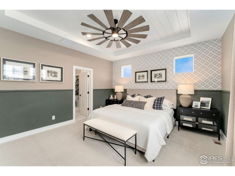 Furnished interior view inside a new home in Hidden Creek, Frederick (Image 10). Furnished interior view inside a new home in Hidden Creek, Frederick (Image 10).