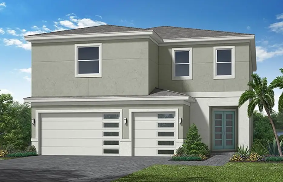 Representative exterior photo of a completed home built from the Laurel Grand by Minto Communities in Westlake, Loxahatchee, FL (Image 5).