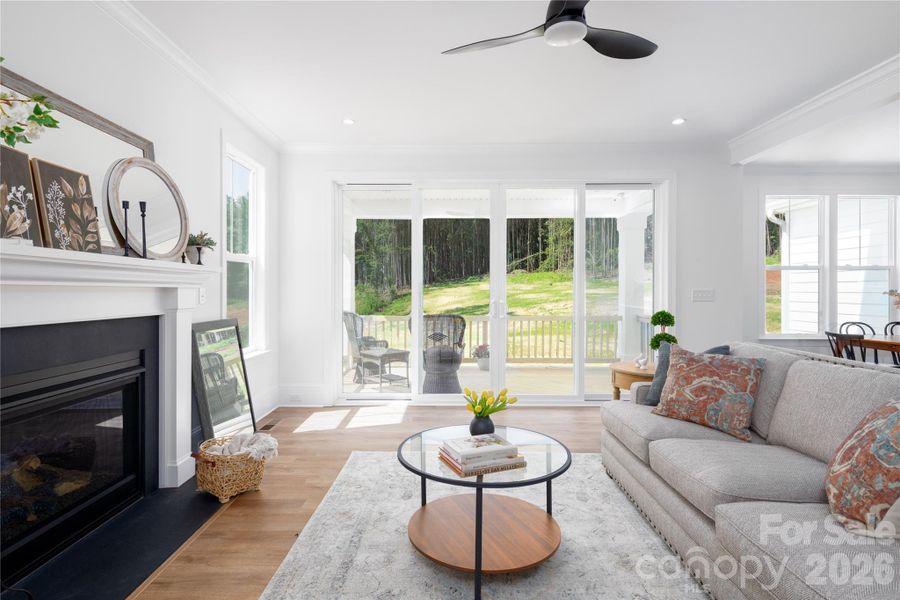 Furnished interior view inside a new home in , Sherrills Ford (Image 14).