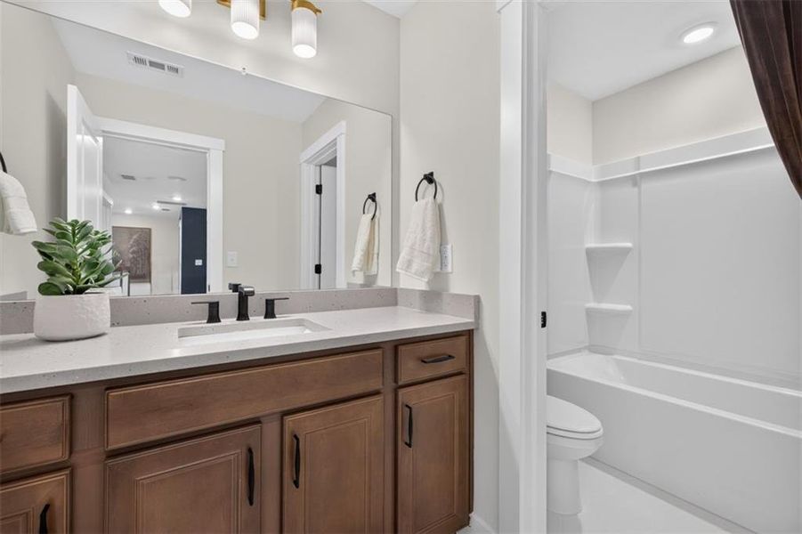 Furnished interior view inside a new home in Everhour, Newnan (Image 15).
