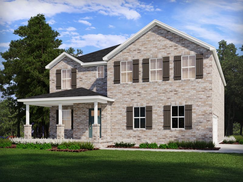 Representative exterior photo of a completed home built from the Harris by Meritage Homes in Benders Cove - Estate Series, Mount Juliet, TN (Image 9). Representative exterior photo of a completed home built from the Harris by Meritage Homes in Benders Cove - Estate Series, Mount Juliet, TN (Image 9).