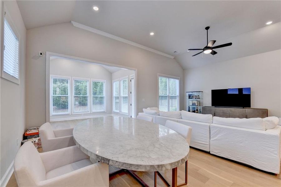Furnished interior view inside a new home in Ellington Townhomes, Suwanee (Image 16).