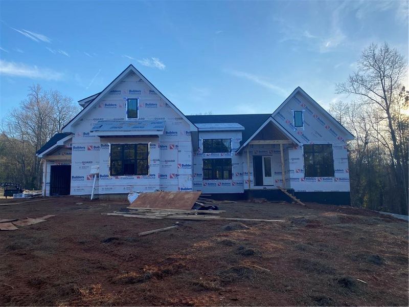 In-progress construction of a new home in , Conyers, GA (Image 4).