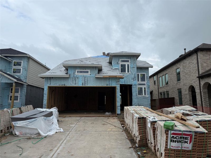 In-progress construction of a new home in , Iowa Colony, TX (Image 3). In-progress construction of a new home in , Iowa Colony, TX (Image 3).