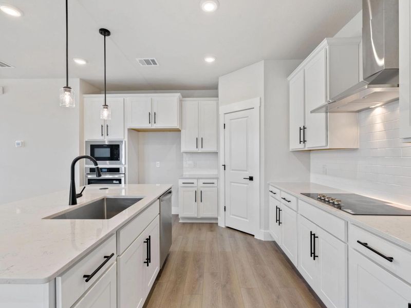 Furnished interior view inside a new home in Lake Park Villas, Wylie (Image 6). Furnished interior view inside a new home in Lake Park Villas, Wylie (Image 6).