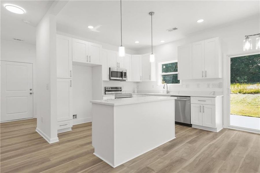 Furnished interior view inside a new home in , Covington (Image 13).