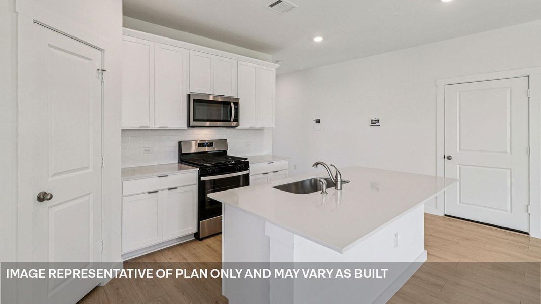 Furnished interior view inside a new home in Monarch Ranch, Manor (Image 6).