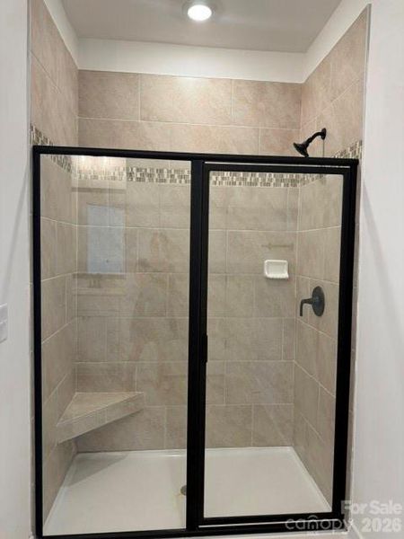 5ft tiled shower in primary bathroom 5ft tiled shower in primary bathroom