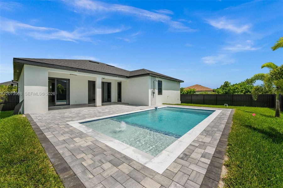 Exterior details and patio area of a home in , Cape Coral (Image 3). Exterior details and patio area of a home in , Cape Coral (Image 3).