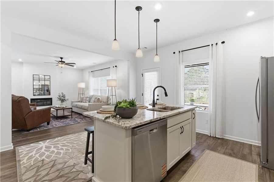 Furnished interior view inside a new home in Meadow Pines, Dallas (Image 13).