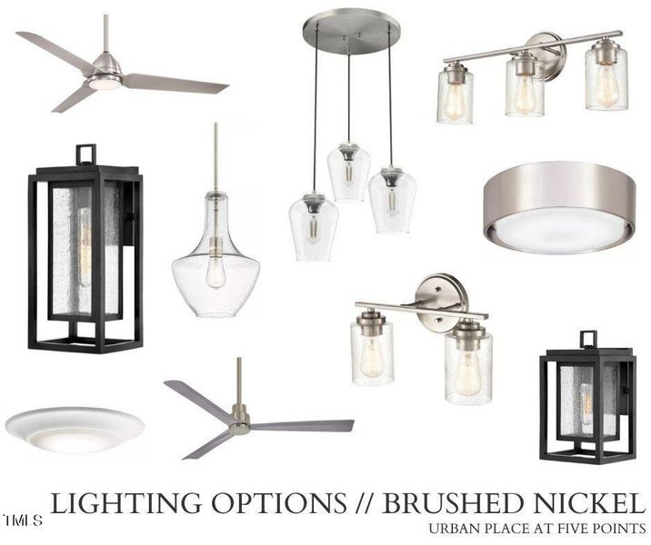 LIGHTING OPTIONS __ Brushed Nickel