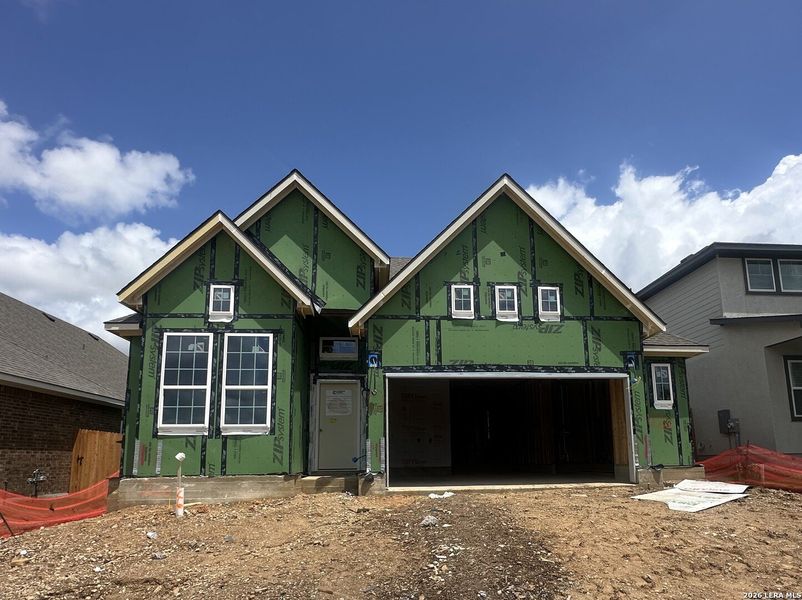 In-progress construction of a new home in Stream Waters, Seguin, TX (Image 15).