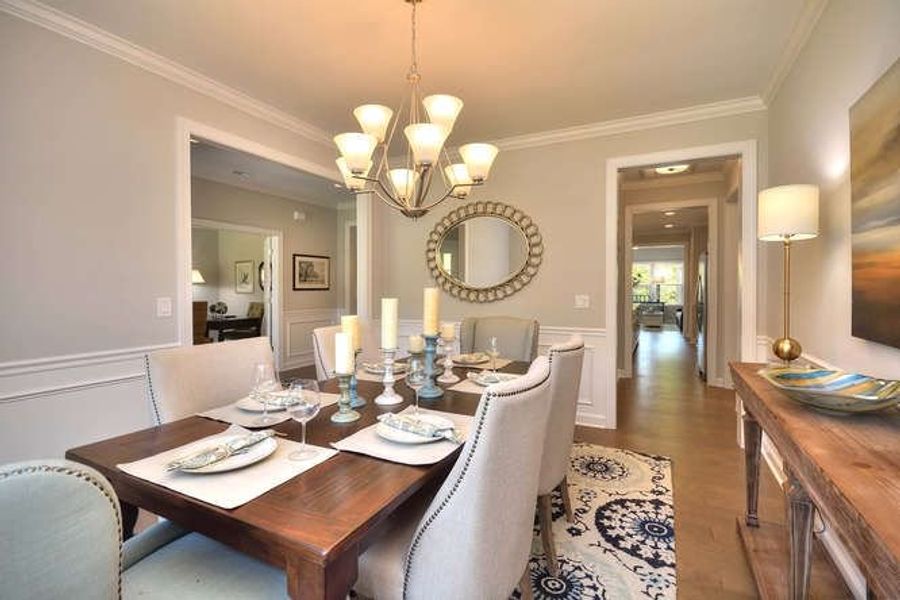 Representative furnished interior of a home built from the Hardwick by True Homes in Edgewater - Harbor Pointe, Lancaster (Image 10).