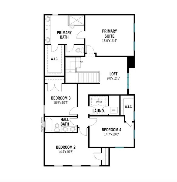 2D floor plan layout for the Hilton Head by Mattamy Homes in Celebration - Island Village, Celebration, FL (Image 3). 2D floor plan layout for the Hilton Head by Mattamy Homes in Celebration - Island Village, Celebration, FL (Image 3).
