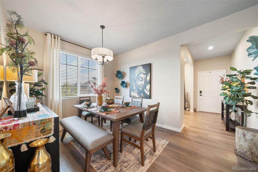 Furnished interior view inside a new home in , Aurora (Image 9).
