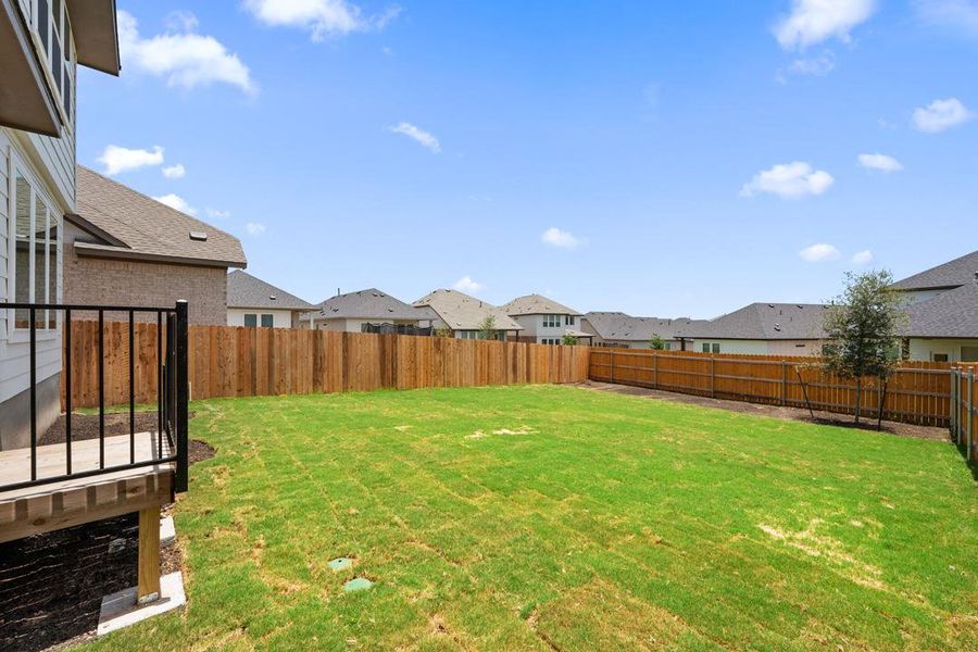 Exterior details and patio area of a home in Heritage, Dripping Springs (Image 23). Exterior details and patio area of a home in Heritage, Dripping Springs (Image 23).