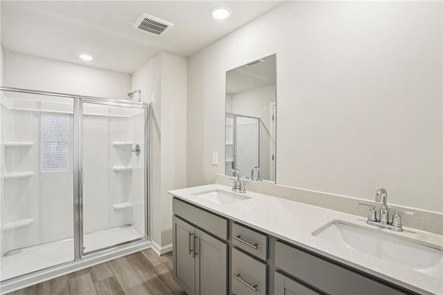 Furnished interior view inside a new home in , Conyers (Image 13).