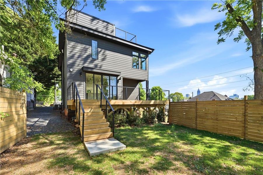 Exterior details and patio area of a home in , Atlanta (Image 25).