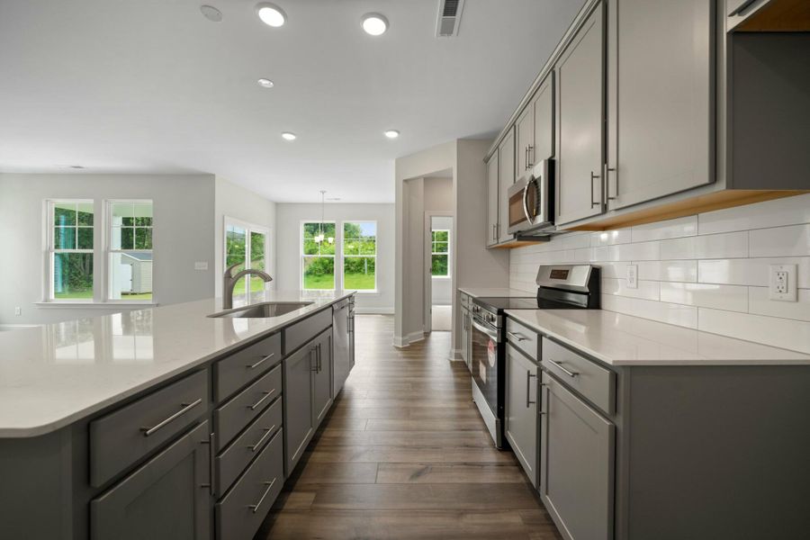 Furnished interior view inside a new home in Hopewell Garden, Winston-Salem (Image 8).