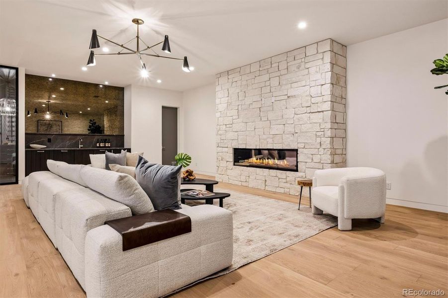 Furnished interior view inside a new home in , Denver (Image 6).