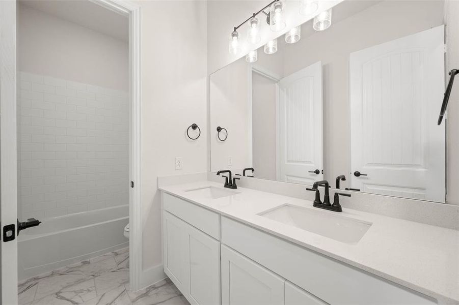 Furnished interior view inside a new home in The Ranch at Stone Hill, Waxahachie (Image 13).