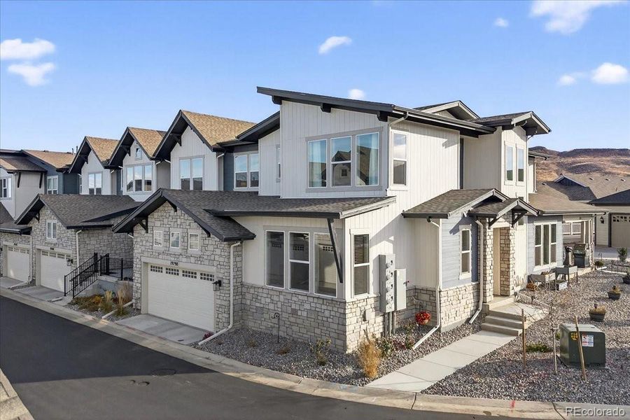 Front exterior of a new home in , Golden, CO, highlighting curb appeal (Image 2).