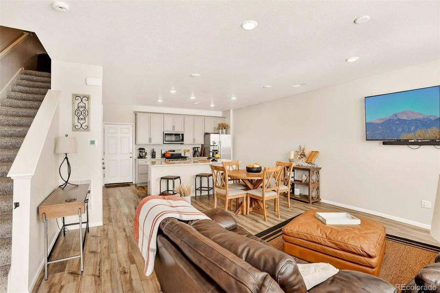 Furnished interior view inside a new home in , Aurora (Image 16). Furnished interior view inside a new home in , Aurora (Image 16).