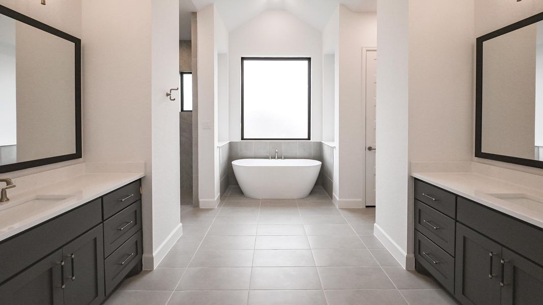 Furnished interior view inside a new home in Thornebrook, Bulverde (Image 7).