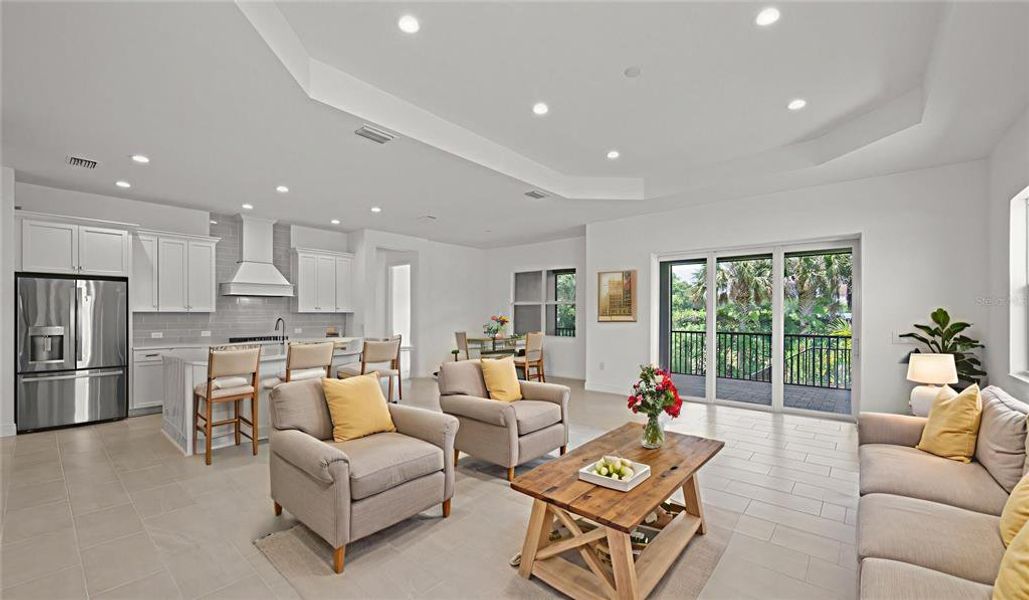 Furnished interior view inside a new home in Verandah, Fort Myers (Image 6). Furnished interior view inside a new home in Verandah, Fort Myers (Image 6).