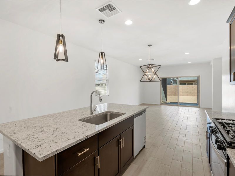 Furnished interior view inside a new home in Las Patrias at Star Valley Phase III - Signature Series, Tucson (Image 6).