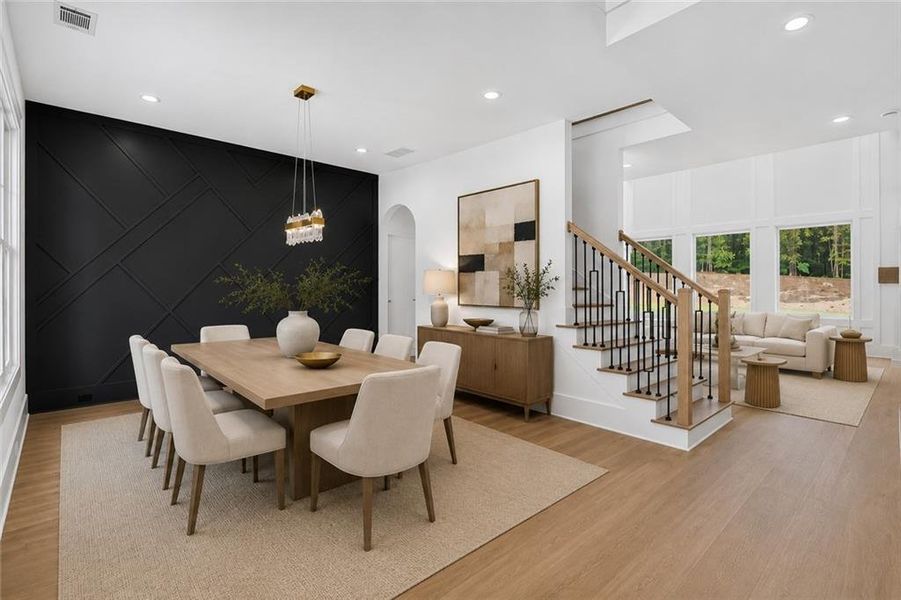 Furnished interior view inside a new home in , Jefferson (Image 19).