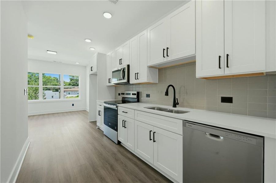 Furnished interior view inside a new home in , Atlanta (Image 8).