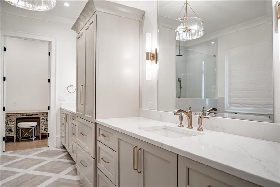 Furnished interior view inside a new home in , Cumming (Image 40).