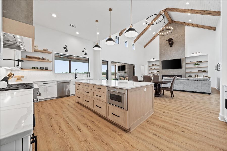 Furnished interior view inside a new home in , Dripping Springs (Image 3).