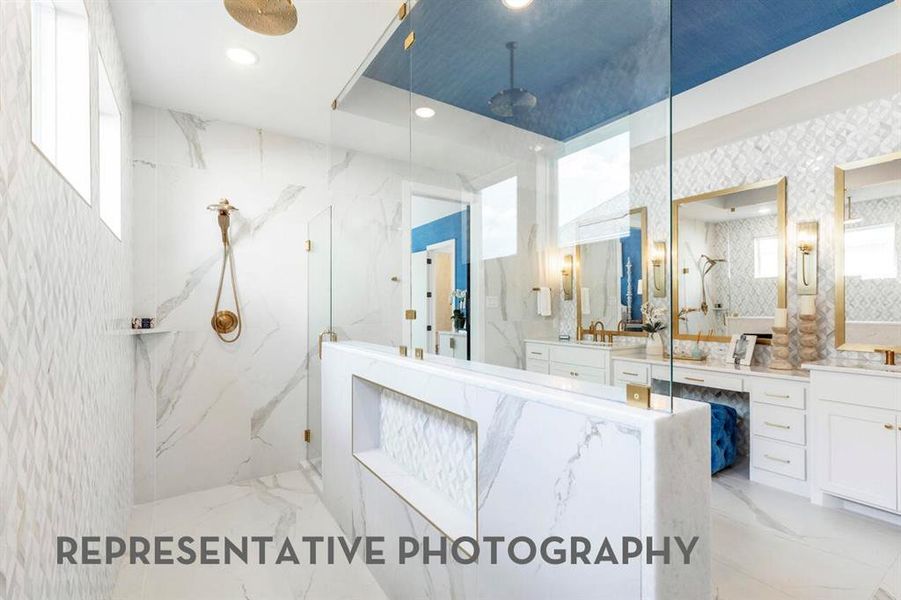 Furnished interior view inside a new home in Cambridge Crossing, Celina (Image 22).
