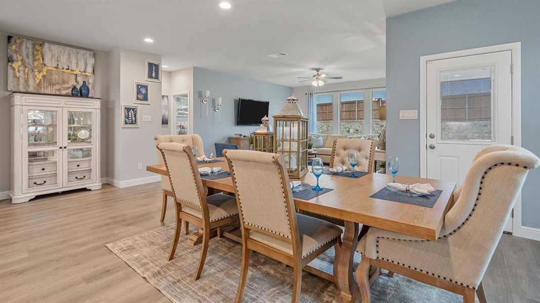 Furnished interior view inside a new home in Morningstar, Aledo (Image 21). Furnished interior view inside a new home in Morningstar, Aledo (Image 21).
