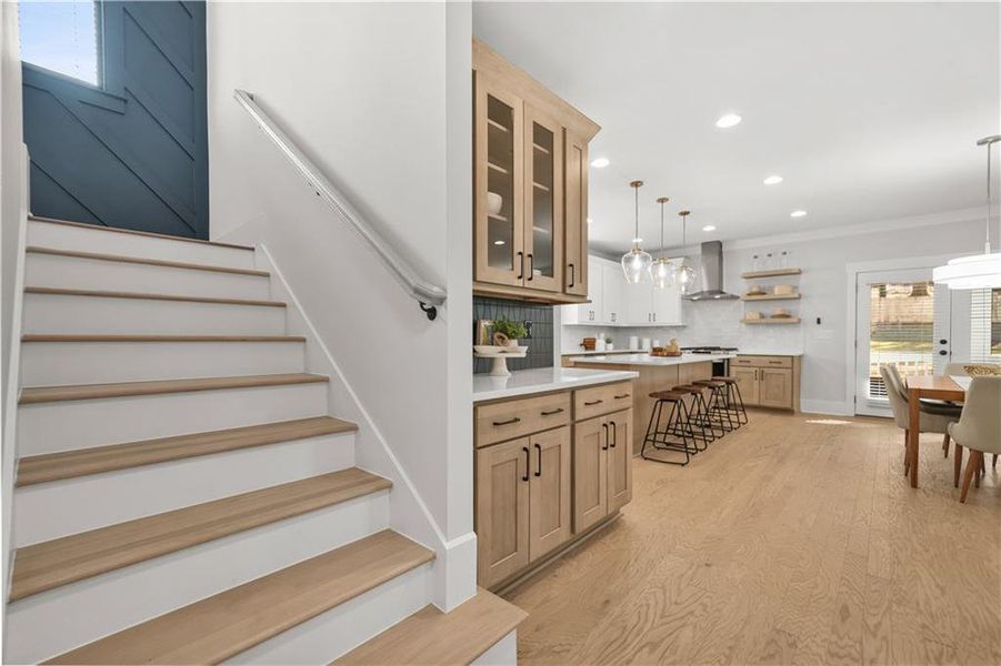 Furnished interior view inside a new home in , Atlanta (Image 36).
