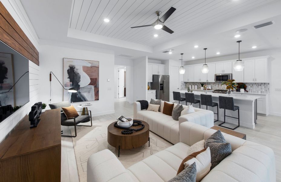 Furnished interior view inside a new home in Arbor Oaks, North Port (Image 14).