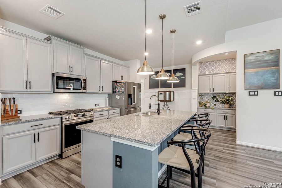 Furnished interior view inside a new home in Prescott Oaks, San Antonio (Image 16).