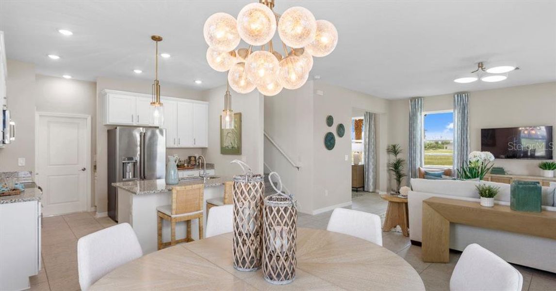 Furnished interior view inside a new home in Oakfield Trails, Parrish (Image 17).