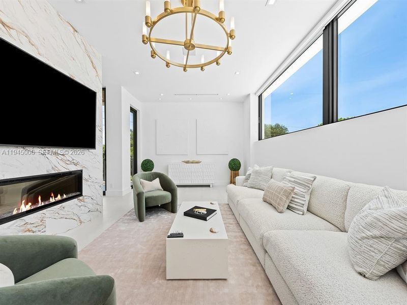 Furnished interior view inside a new home in , Fort Lauderdale (Image 16).