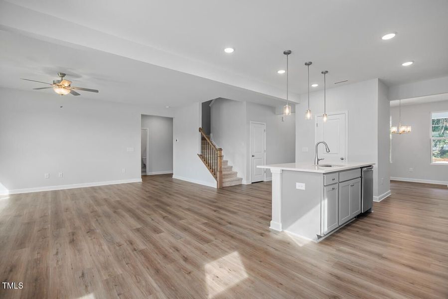 Spacious, unfurnished interior of a new home in Woodland Crossing, Zebulon (Image 19).