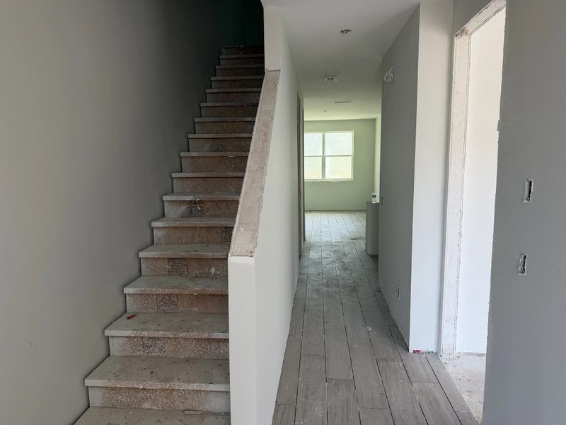 Foyer into the home - under construction Foyer into the home - under construction