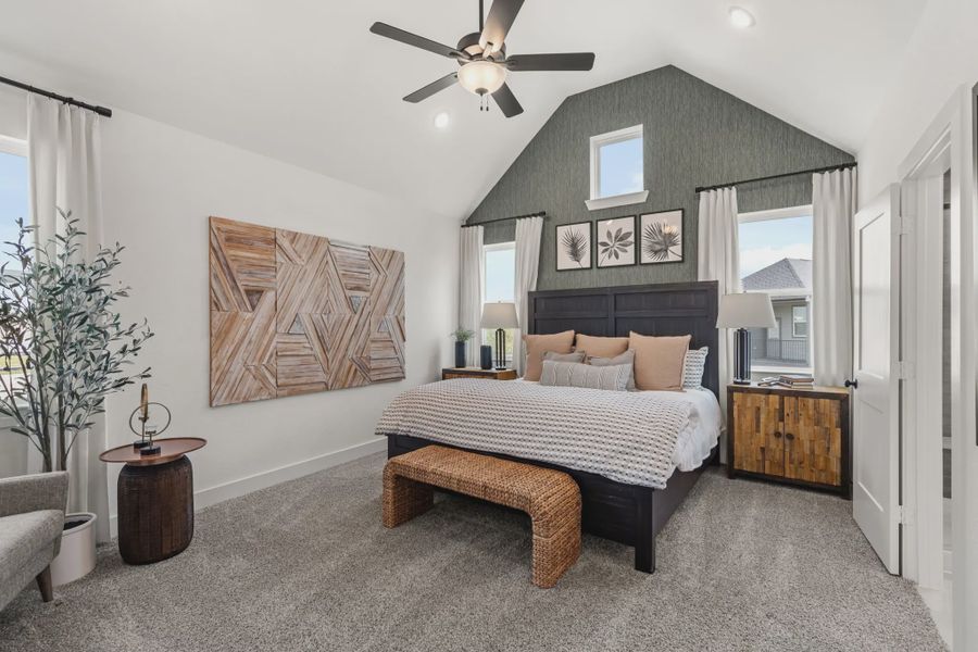 Representative furnished interior of a home built from the Chantilly 2 by Chesmar Homes in Park Hill, Stafford (Image 14).