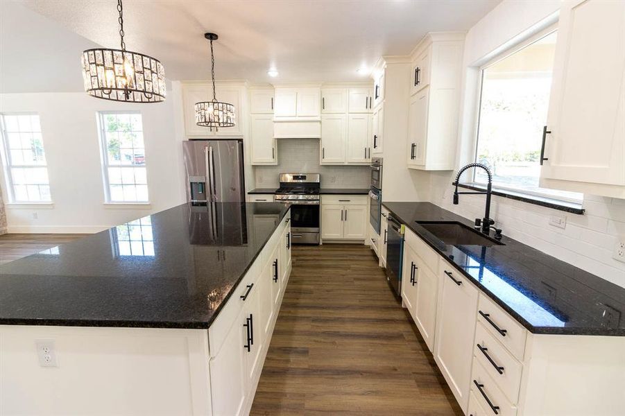Furnished interior view inside a new home in , Post Oak Bend (Image 4).