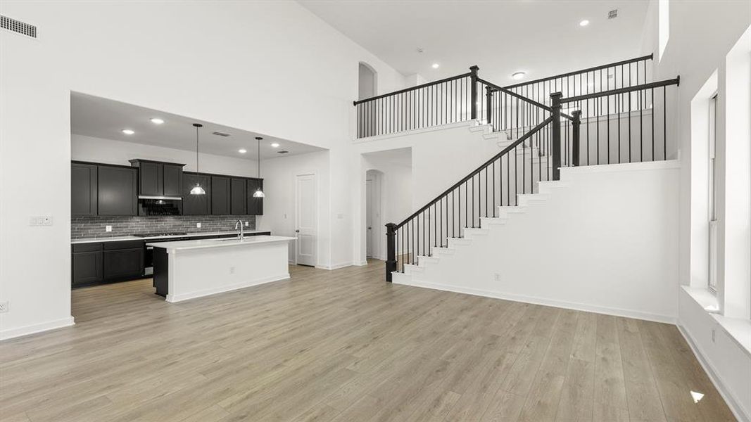 Furnished interior view inside a new home in Elevon 50s, Lavon (Image 9). Furnished interior view inside a new home in Elevon 50s, Lavon (Image 9).