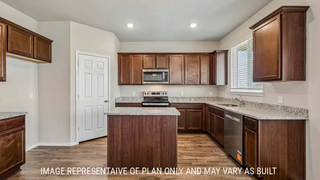 Furnished interior view inside a new home in Rancho San Gabriel, Georgetown (Image 8).