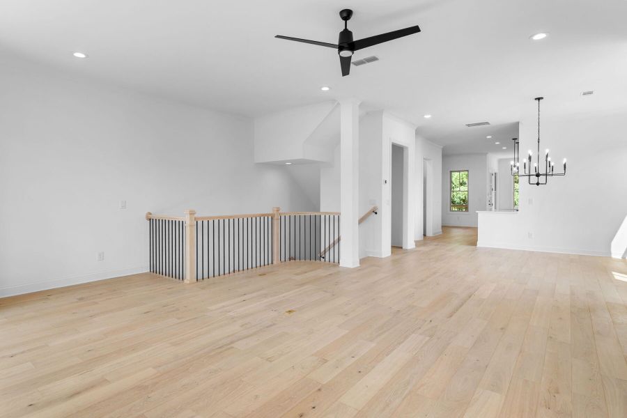 Spacious, unfurnished interior of a new home in Overlook at Gin Property, Senoia (Image 10).